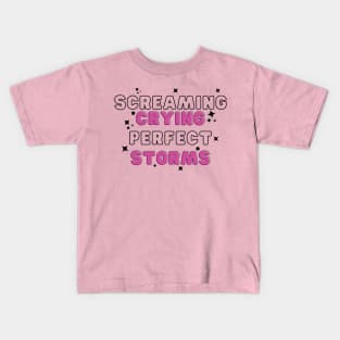 Screaming, Crying, Perfect Storms blank space lyrics Kids T-Shirt